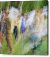 Dancing At The Music Festival Canvas Print