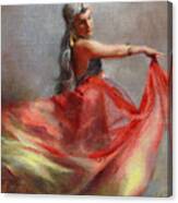 Dancing Gypsy Canvas Print
