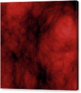 Dark Red Glowing Cloud Canvas Print