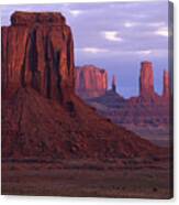 Dawn At Monument Valley Canvas Print