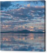 Dawn On Yellowstone Lake Canvas Print
