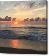 Daybreak At Cocoa Beach Canvas Print