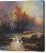 Daybreak Willow Creek Canvas Print