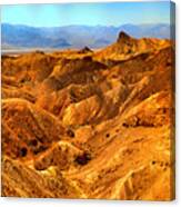 Death Valley Zabriskie Point Canvas Print