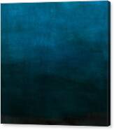 Deep Blue Mood- Abstract Art By Linda Woods Canvas Print