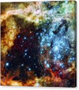 Deep Space Fire And Ice 2 Canvas Print