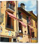 Del Garda Lake Italian Street Canvas Print