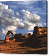 Delicate Arch In Arches National Park Canvas Print