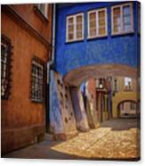 Delightful Dawna Street Warsaw Canvas Print