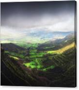 Delika Canyon Canvas Print