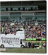 Derby Day At Epsom Downs Uk Canvas Print