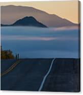 Desert Inversion Highway Canvas Print