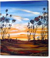 Desert Sunset Canvas Print