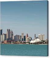 Detroit Skyline Canvas Print