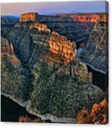 Devils Overlook Big Horn Canyon Canvas Print
