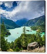 Diablo Lake, North Cascades, Wa Canvas Print