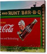 Dick And Runt Bbq Canvas Print