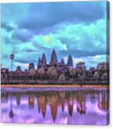 Digital Art Cambodia Angkor Wat Canvas Print