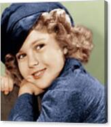 Dimples, Shirley Temple, 1936 Canvas Print