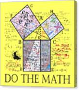 Do The Math Canvas Print