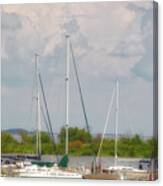 Docked Canvas Print