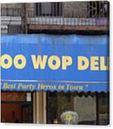 Doo Wop Deli Canvas Print