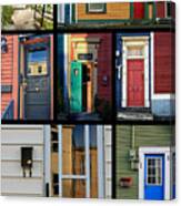 Doors And Windows Newfoundland Canvas Print