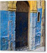Doorway In The Mellah The Former Jewish Canvas Print