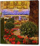 Dorchester Hotel London At Christmas Canvas Print