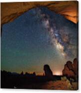 Double Arch Milky Way Views Canvas Print