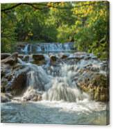 Double Waterfalls Canvas Print