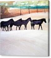 Downs Stables Canvas Print