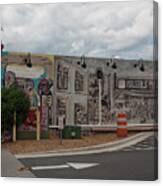 Downtown Winston Salem Series - Tobacco Soho Viii Canvas Print