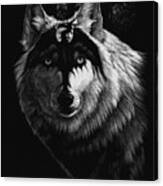 Dragon Wolf Canvas Print