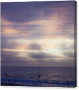 Dreamy Blue Atlantic Sunrise Canvas Print