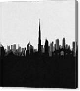 Dubai Cityscape Art Canvas Print