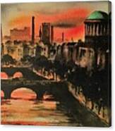 Dublin Sunset Canvas Print