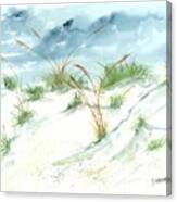 Dunes 3 Seascape Beach Painting Print Canvas Print