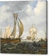 Dutch Ships Canvas Print