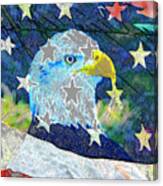 Eagle Americana Canvas Print