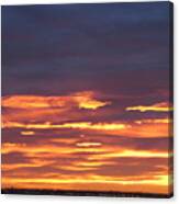 Early Prairie Sunrise Canvas Print