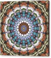 Earth Tones Mandala Canvas Print