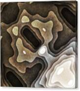 Earthen Layers Abstract Canvas Print