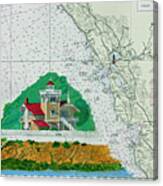 East Brother Island Lighthouse Canvas Print