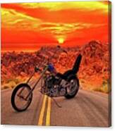 Easy Rider Chopper Canvas Print