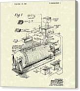 Eckdahl Computer 1960 Patent Art Canvas Print