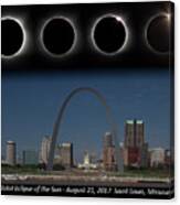 Eclipse - St Louis Skyline Canvas Print