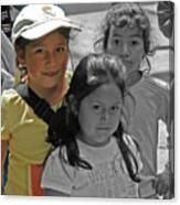 Ecuador Girls Canvas Print