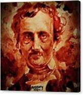Edgar Allan Poe Portrait Canvas Print