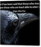 Edgar Allan Poe - 8 Canvas Print